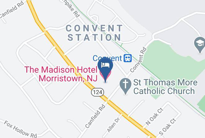 Morris - The Madison Hotel Morristown Nj Maps