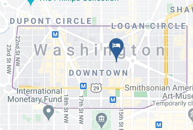 City Of Washington - The Madison Washington Dc A Hilton Hotel Maps