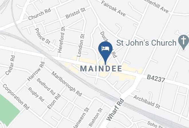 The Maindee Hotel Map