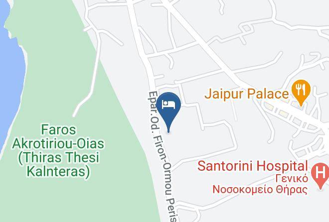 Thira - The Majestic Hotel Santorini Maps