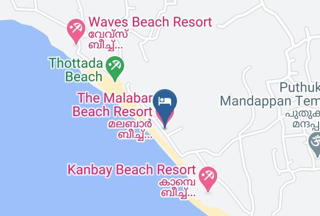 Cannanore - The Malabar Beach Resort Maps