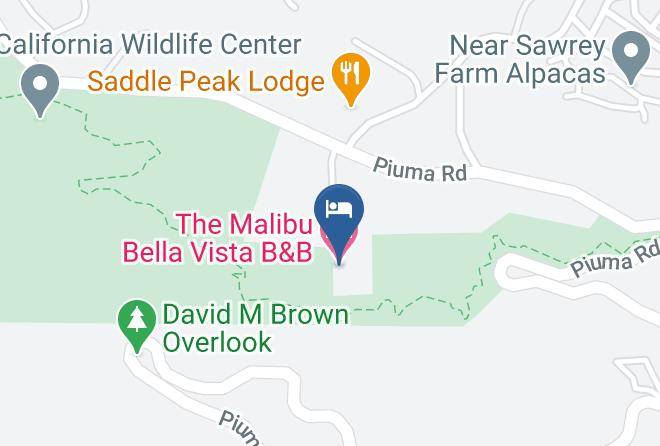 Los Angeles - The Malibu Bella Vista B&b Maps