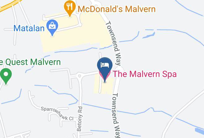 Worcs - The Malvern Spa Hotel Maps