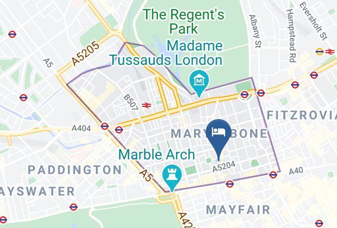 London - The Mandeville Hotel Maps