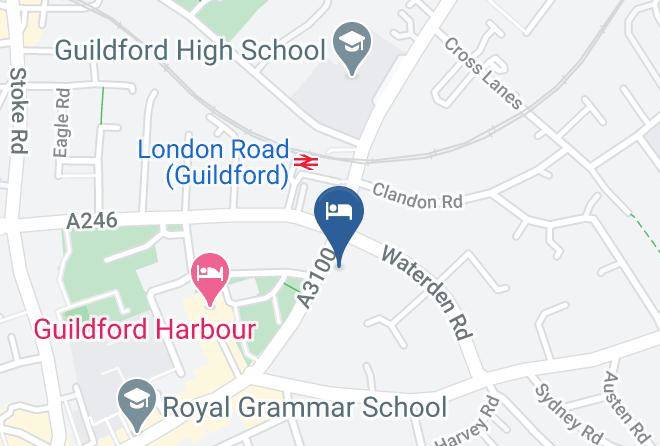 Surrey - The Mandolay Hotel Maps