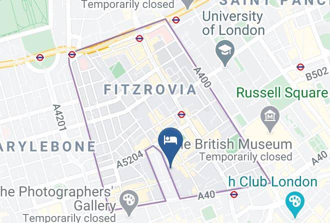 London - The Mandrake Hotel Maps