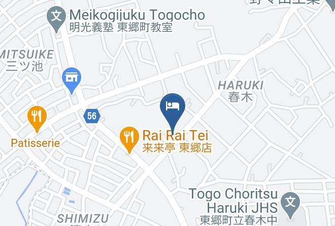 Togo Townaichi District - The Manga Hotel Togo Maps