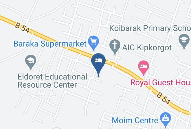 Uasin Gishu - The Manger Guest & Conference Centre Maps