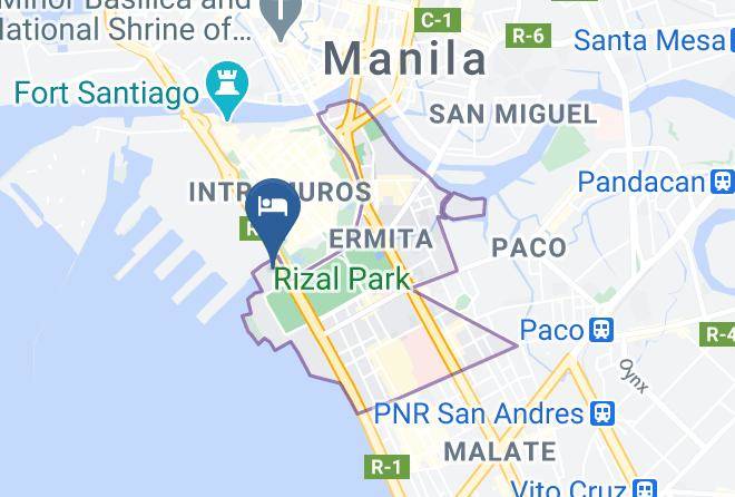 Metro Manila - The Manila Hotel Maps