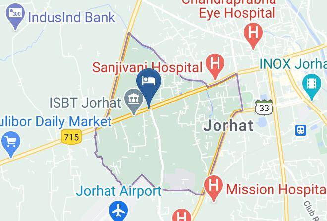 Jorhat - The Manor A Boutique Hotel Maps