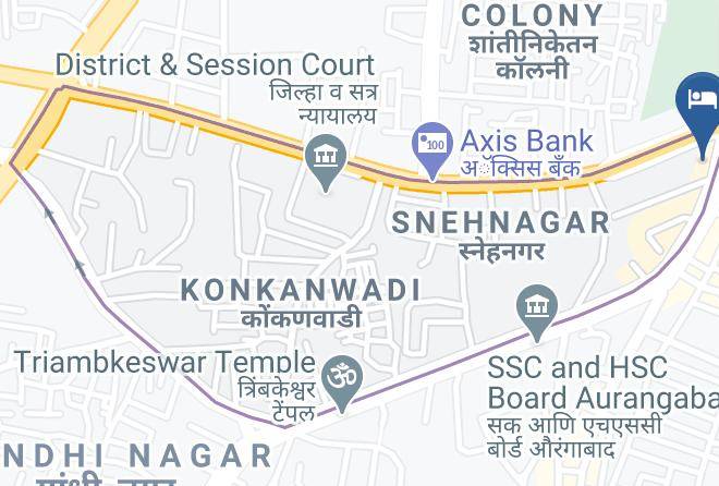 Aurangabad - The Manor Hotel Maps