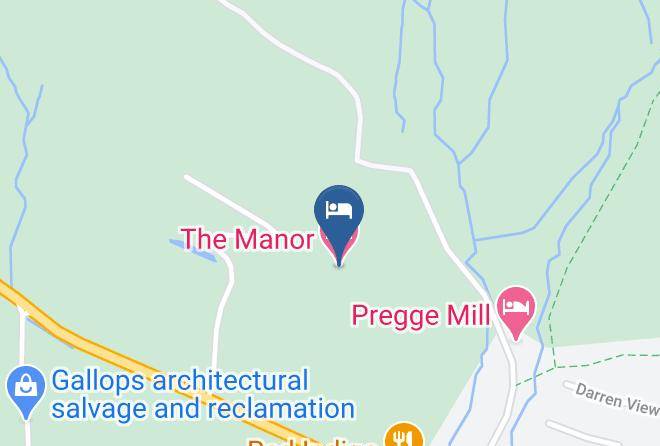Powys - The Manor Hotel Maps
