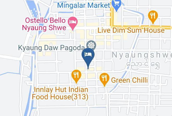 Taunggyi - The Manor Hotel Inle Maps