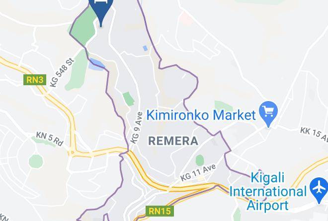 Kigali - The Manor Hotel Maps
