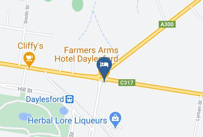 Farmers Arms Hotel Daylesford Map
