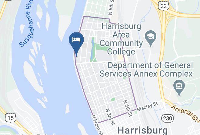 The Manor On Front Map