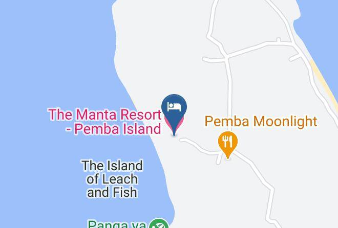 Micheweni - The Manta Resort Pemba Island Maps