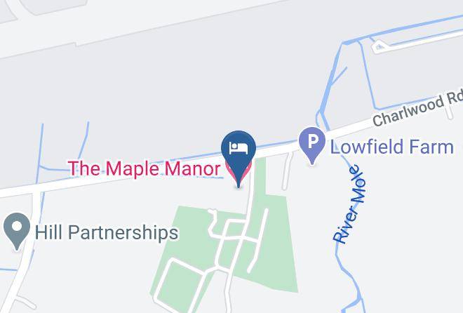 West Sussex - The Maple Manor Hotel Maps