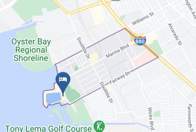 Alameda - The Marina Inn On San Francisco Bay Maps