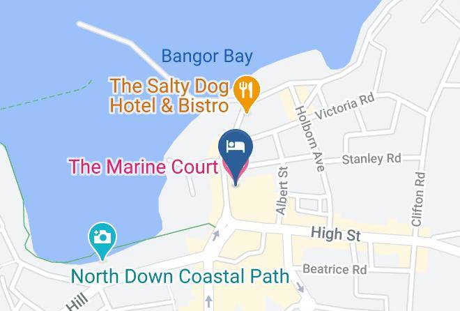 North Down Ards - The Marine Court Hotel Maps