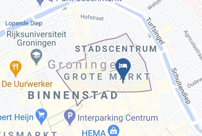 Groningen Groningen Centrum - The Market Hotel Groningen Maps