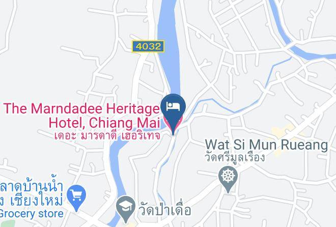 Amphoe Saraphi - The Marndadee Heritage Hotel Chiang Mai Maps