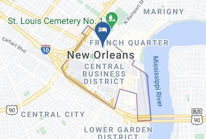 Orleans Par - The Marquee Hotel By Bluegreen Vacations Maps