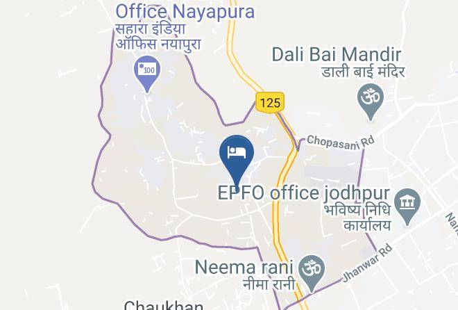 Jodhpur - The Marugarh Resort & Spa Maps