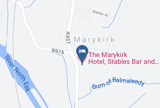 Aberdeenshire - The Marykirk Hotel Stables Bar And Esk Restaurant Maps