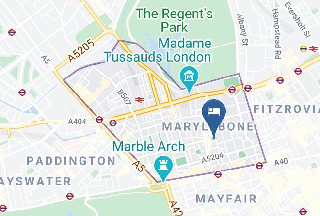 London - The Marylebone Hotel Maps