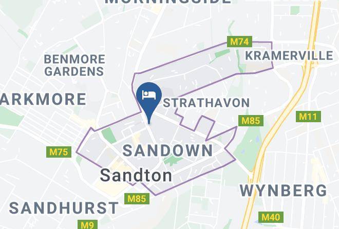 City Of Johannesburg - The Maslow Hotel Sandton Maps