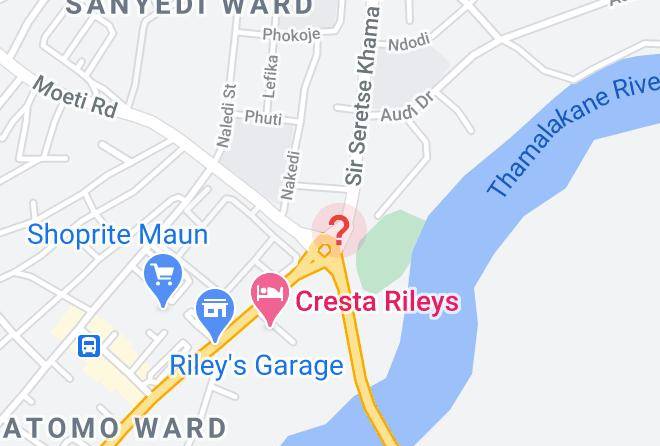 Ngamiland East - The Maun Garden Meru Maps