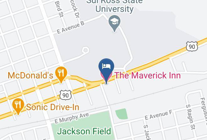 The Maverick Inn Map