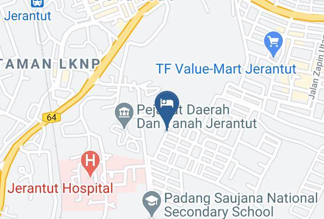 Jerantut District - The Mawar Homestay Jerantut Maps