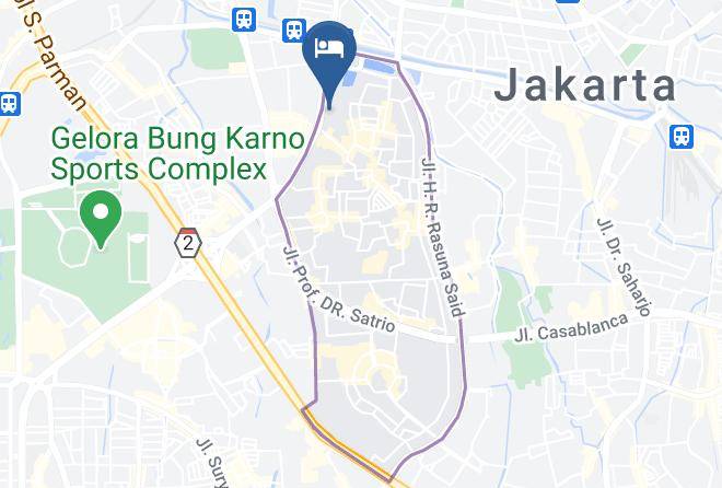 Jakarta Selatan - The Mayflower Jakarta Marriott Executive Apartments Maps