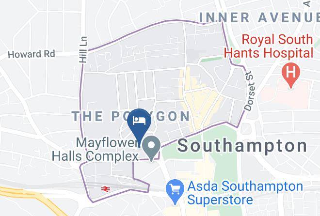 Southampton - The Mayview B&b Maps