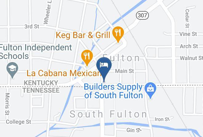 Fulton - The Meadows Hotel Maps