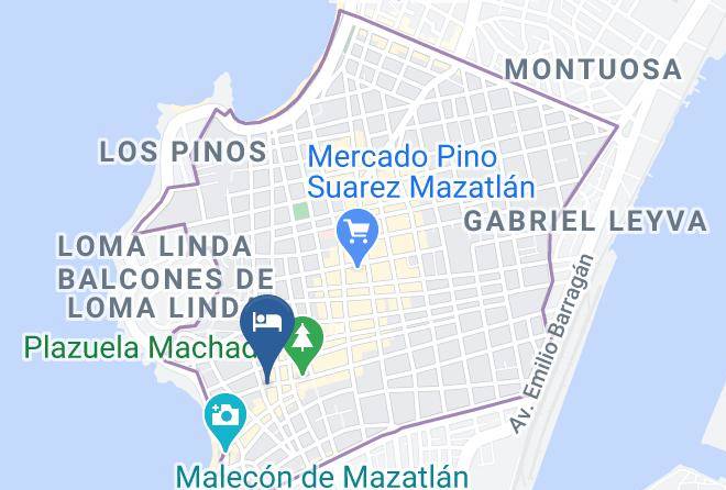 Mazatlan - The Melville Boutique Hotel Maps
