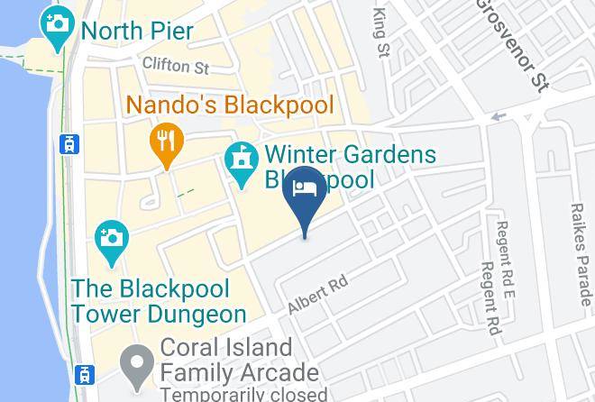 Blackpool - The Melville Hotel Maps