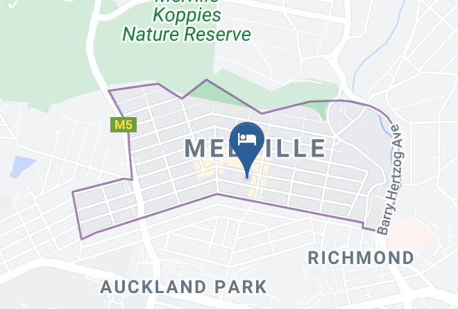 City Of Johannesburg - The Melville Palm Maps