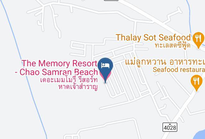 Amphoe Mueang Phetchaburi - The Memory Resort Chao Samran Beach Maps