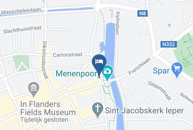 West Flanders - The Menin Gate Group Accommodation Maps