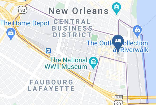Orleans Par - The Mercantile Hotel Maps