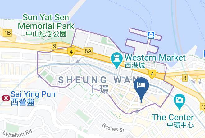 Central Western District - The Mercer Hong Kong Maps