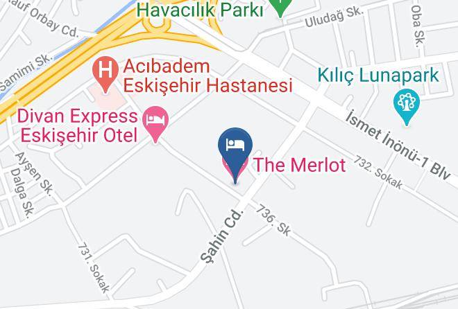 Tepebasi - The Merlot Hotel Maps