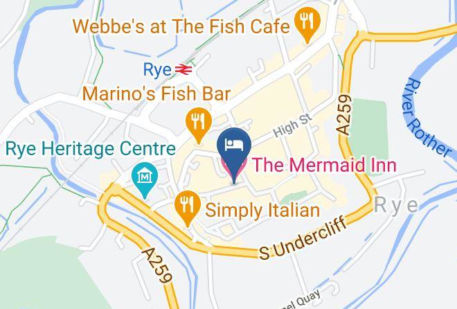 East Sussex - The Mermaid Inn Maps