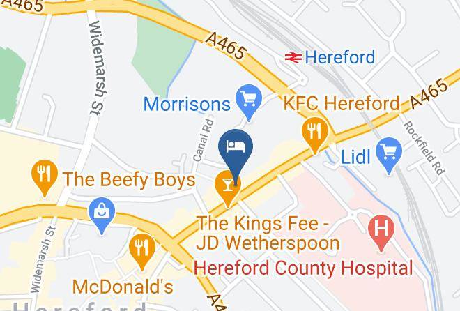 The Merton Hotel Map
