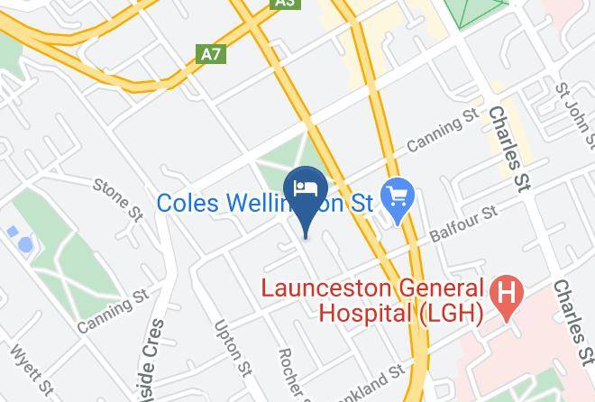 Launceston - The Mews Motel Maps