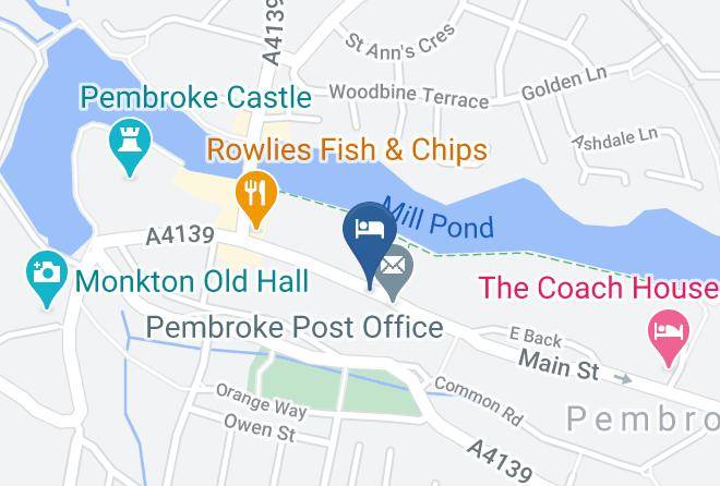 Pembrokeshire - The Middlegate Hotel Maps