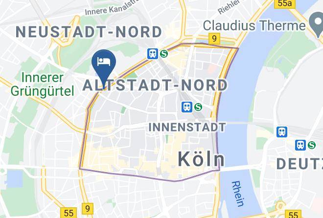 Cologne - The Midtown Hotel Maps